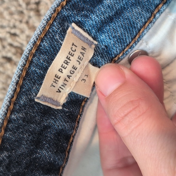 Madewell The Perfect Vintage High Rise Jean Light Medium Wash Women's 31 - Picture 5 of 13